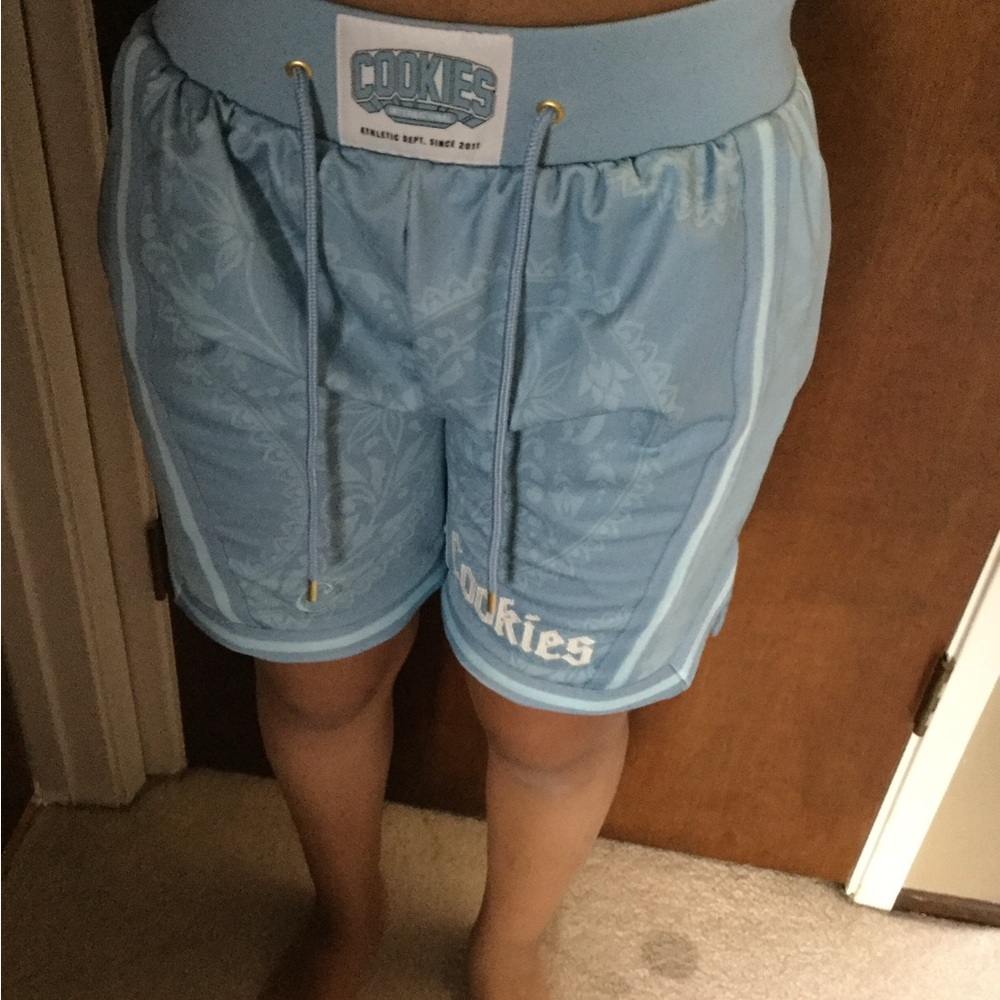 Men's Athletic Shorts - Light Blue